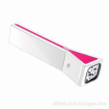 LED Flashlight, Built-in Lithium Battery, Sized 226 x 45 x 64mm